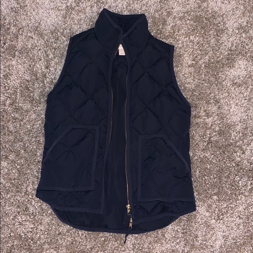 Navy blue vest